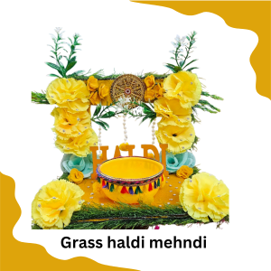 Grass Haldi Mehndi