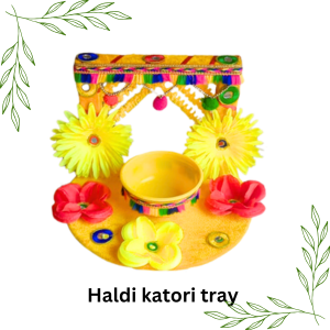 Handle Haldi Mehndi Tray