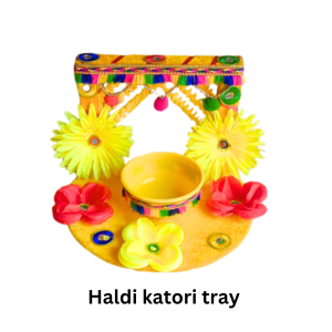 Handle Haldi Mehndi Tray