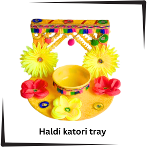 Handle Haldi Mehndi Tray