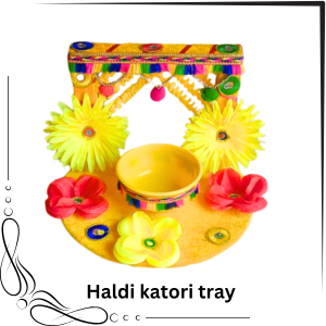 Handle Haldi Mehndi Tray