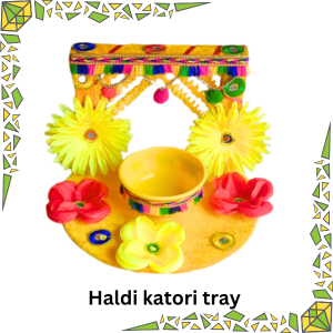 Handle Haldi Mehndi Tray