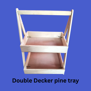 Double Decker Pine Tray