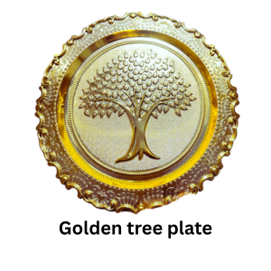 Golden Tree Plate