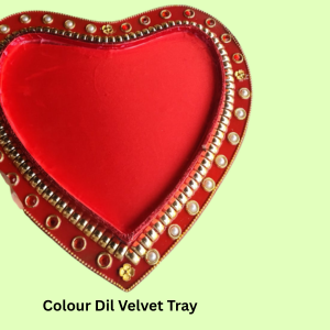 Colour Dil Velvet Tray