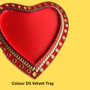 Colour Dil Velvet Tray