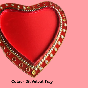 Colour Dil Velvet Tray