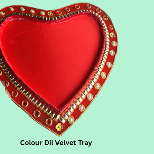 Colour Dil Velvet Tray
