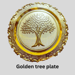 Golden Tree Plate