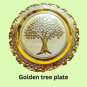 Golden Tree Plate