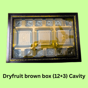 Dryfruit Brown Box (12+3) Cavity