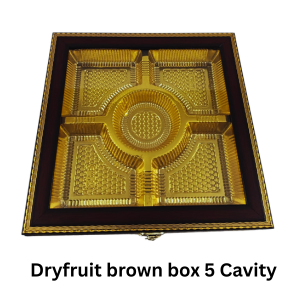 Dryfruit Brown Box 5 Cavity
