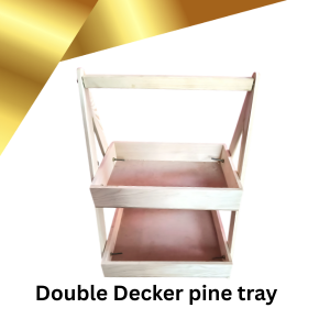 Double Decker Pine Tray