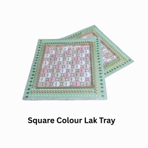 2.25 Inch Chakor Border Lak Tray