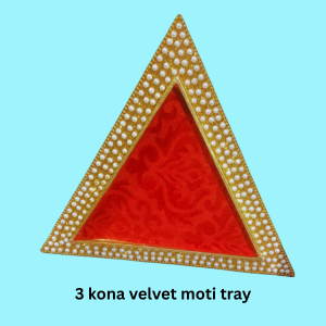 3 Kona Moti Velvet Tray