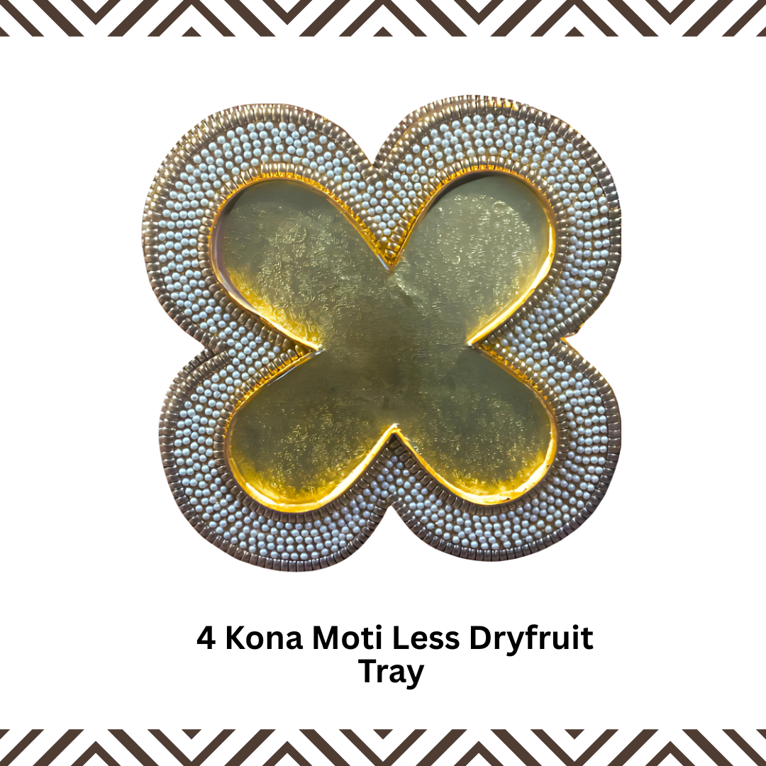 4 Kona Moti Less Dryfruit Tray