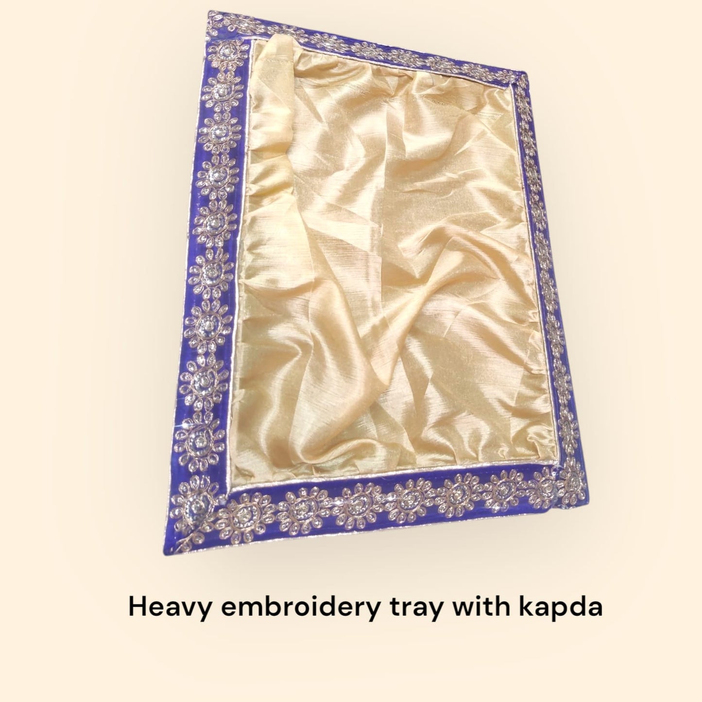 Heavy Embroidery Tray With Kapda