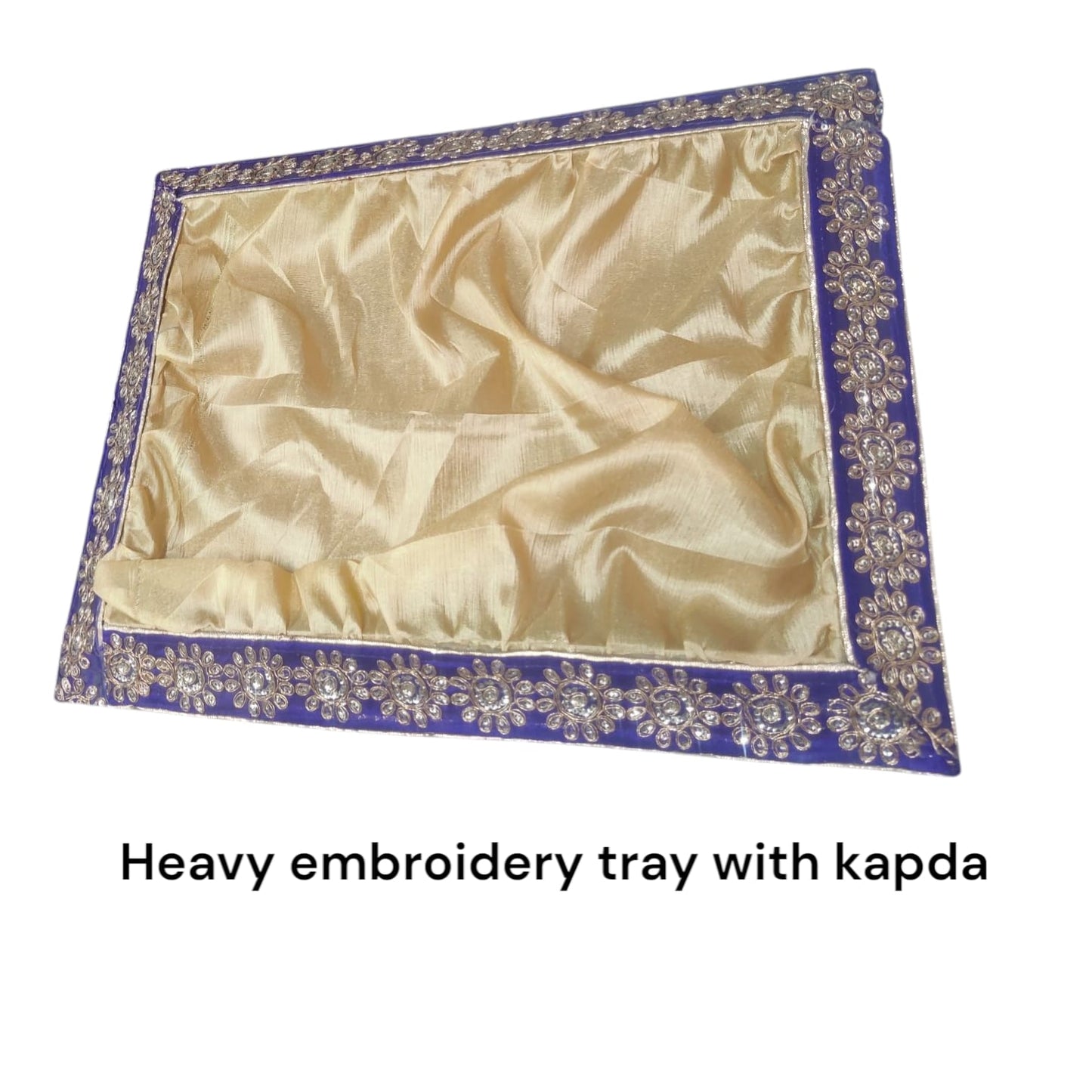 Heavy Embroidery Tray With Kapda