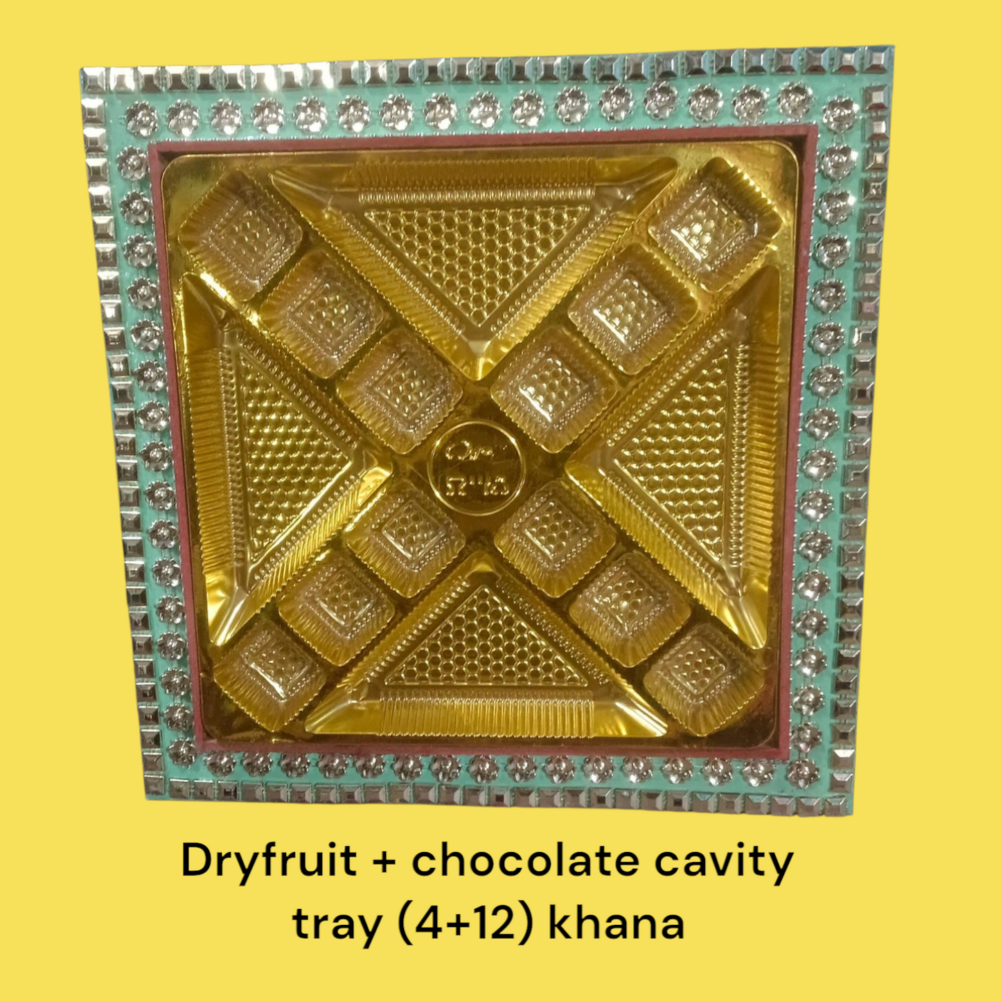 Dryfruit + Chocolate Cavity Tray (4+12) Khana