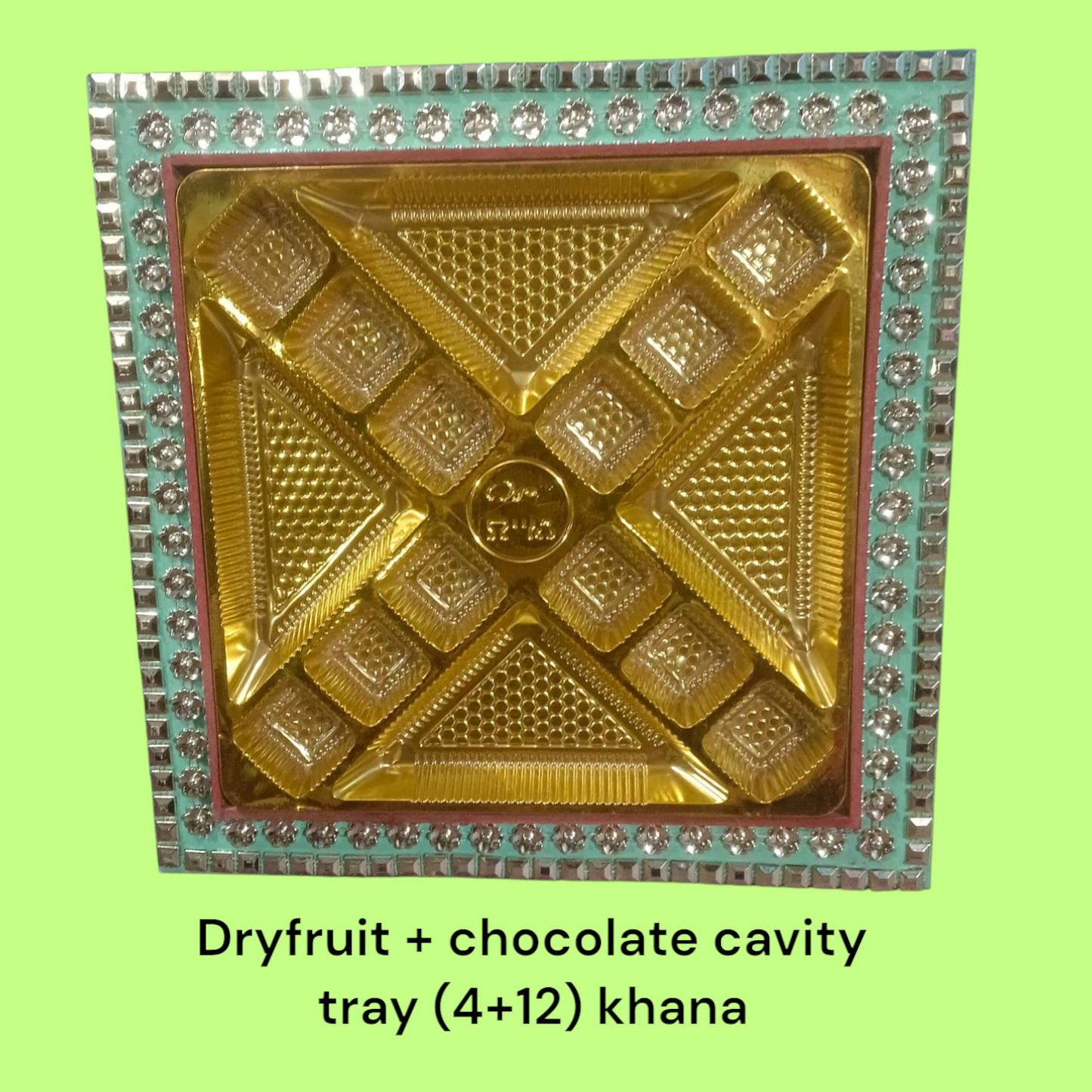 Dryfruit + Chocolate Cavity Tray (4+12) Khana