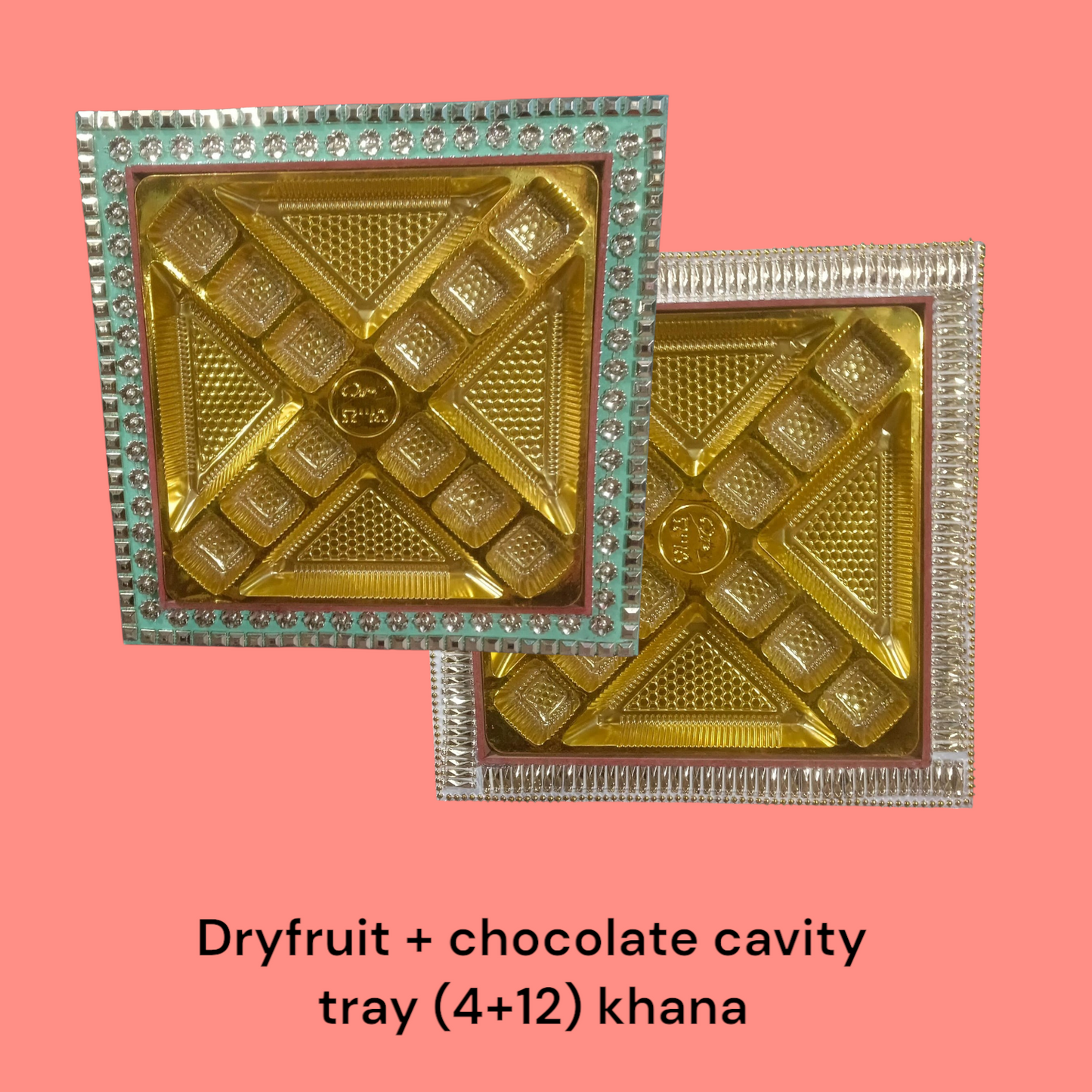 Dryfruit + Chocolate Cavity Tray (4+12) Khana