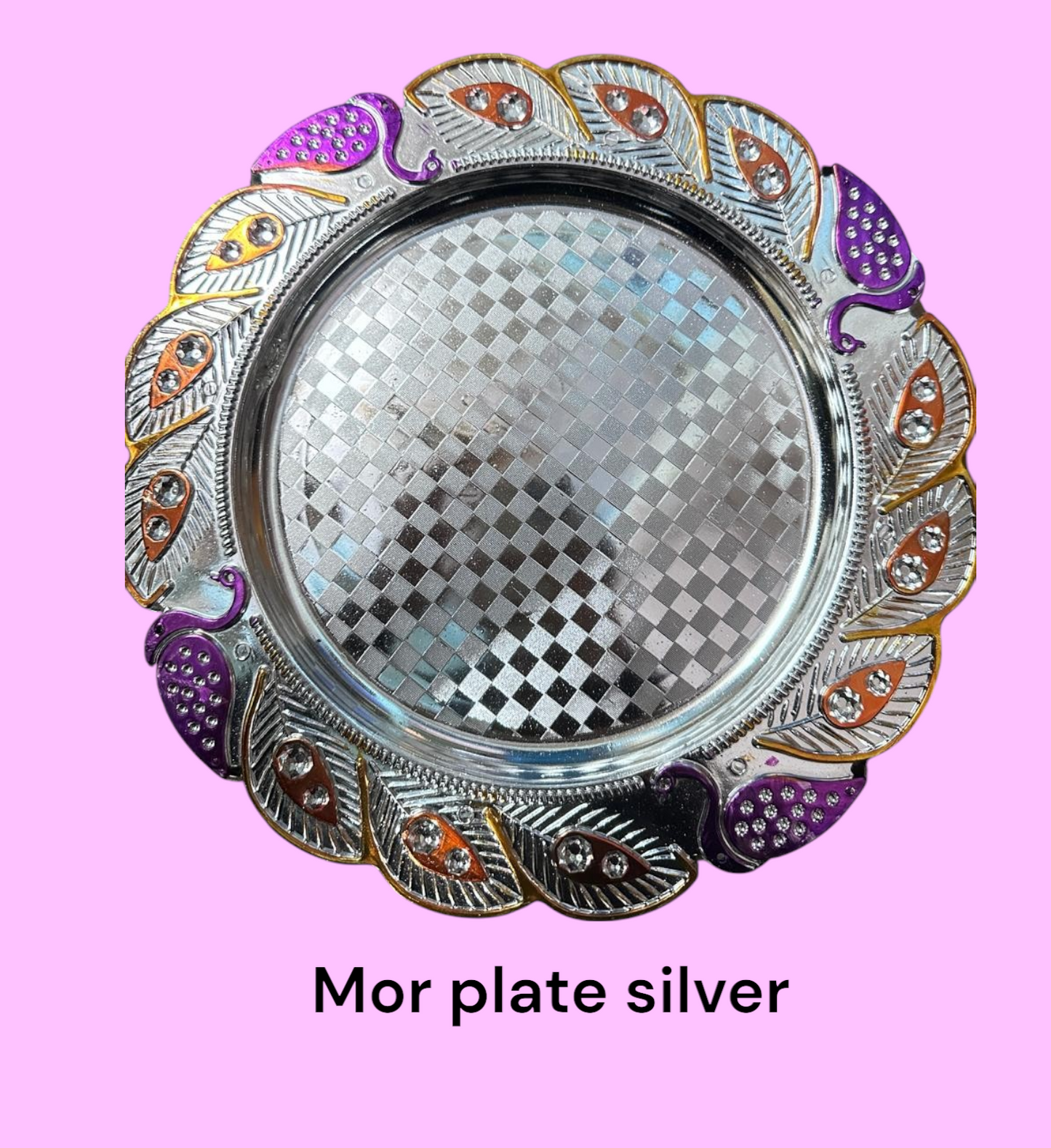 Check Mor Plate Silver
