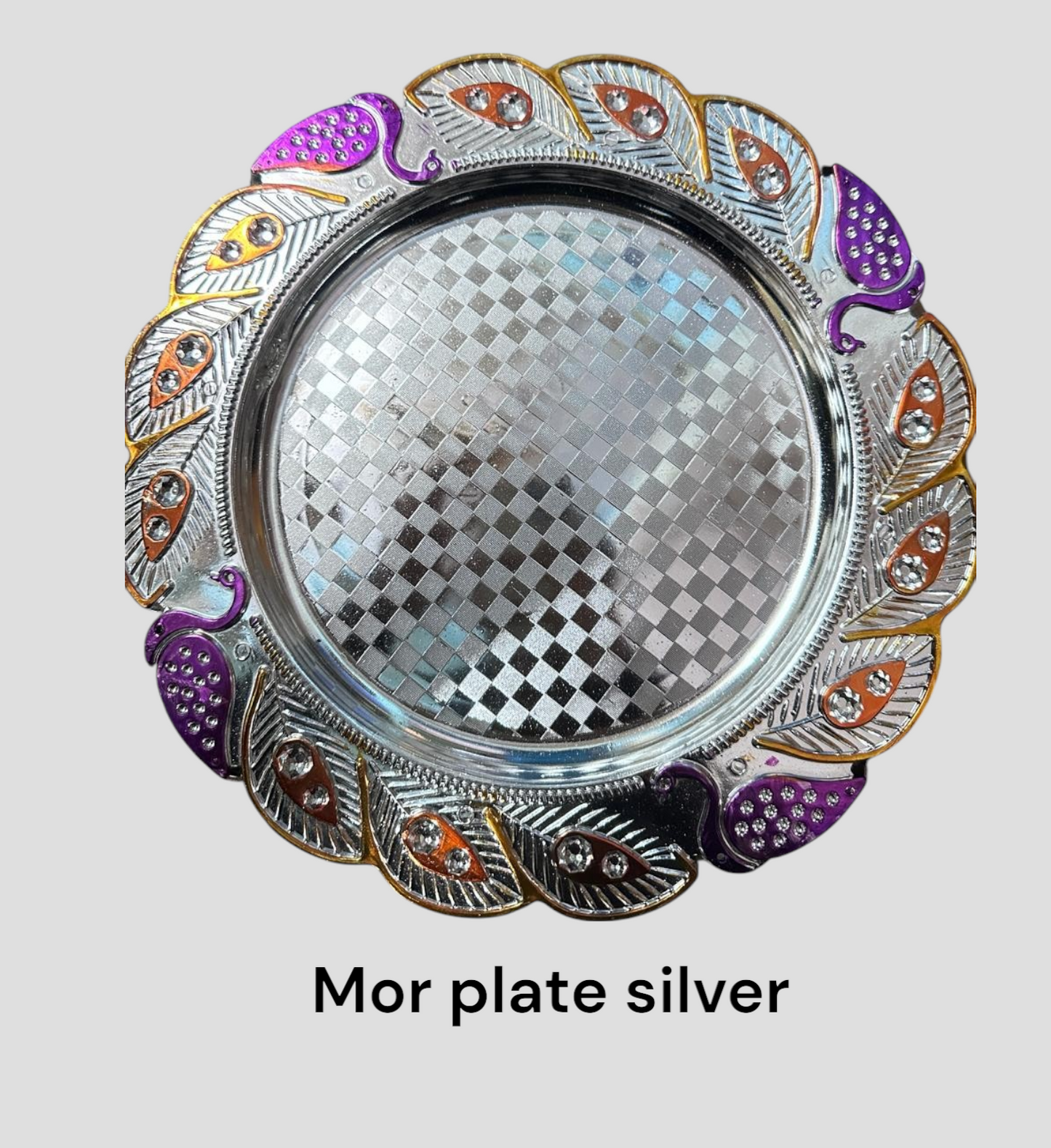 Check Mor Plate Silver