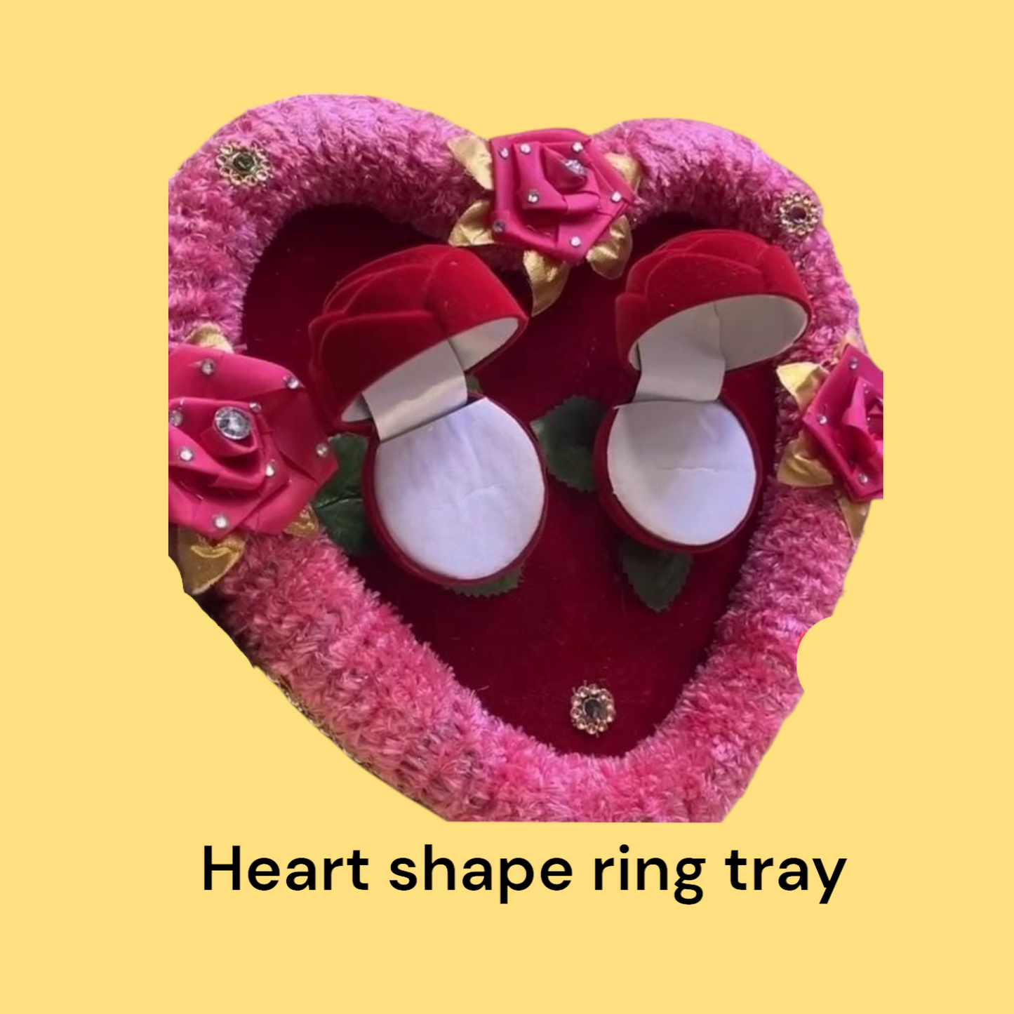 Heart Shape Ring Tray