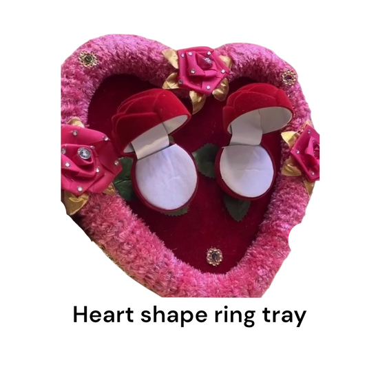 Heart Shape Ring Tray