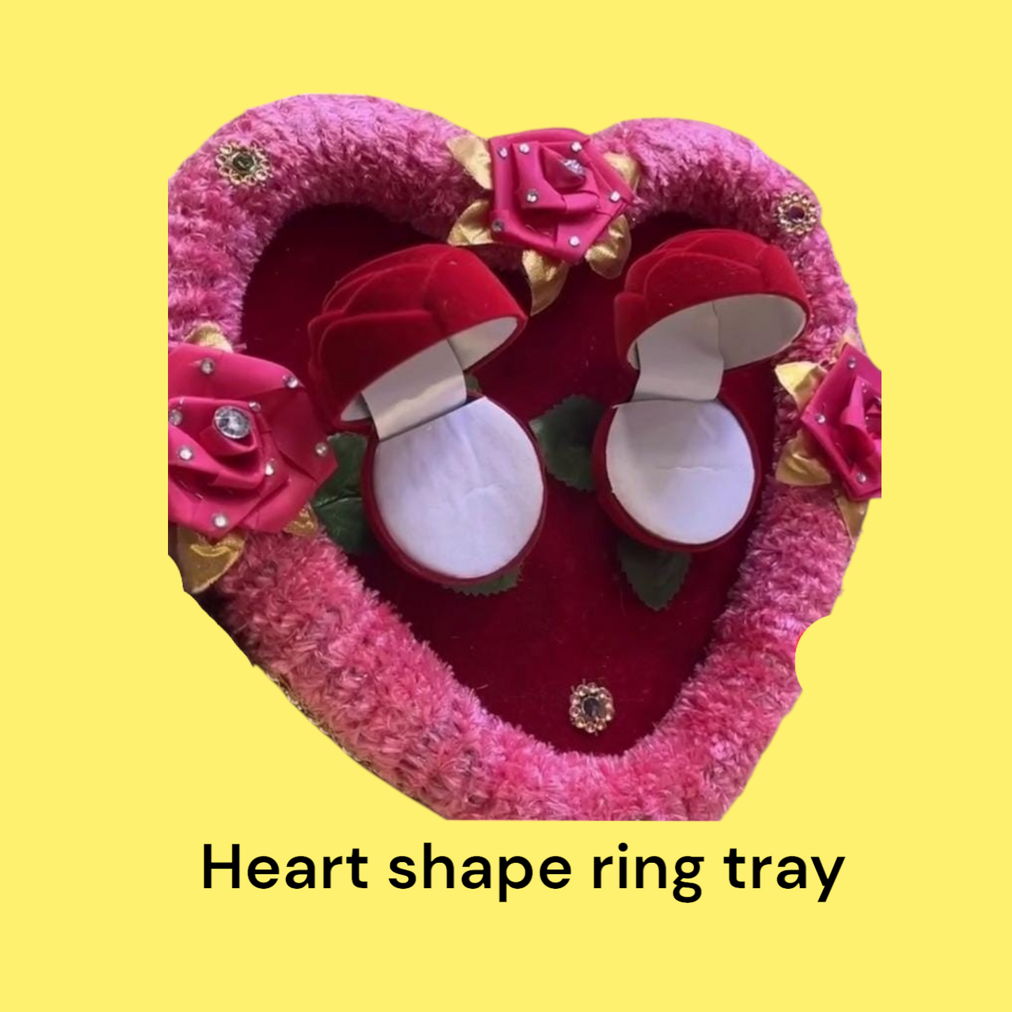 Heart Shape Ring Tray