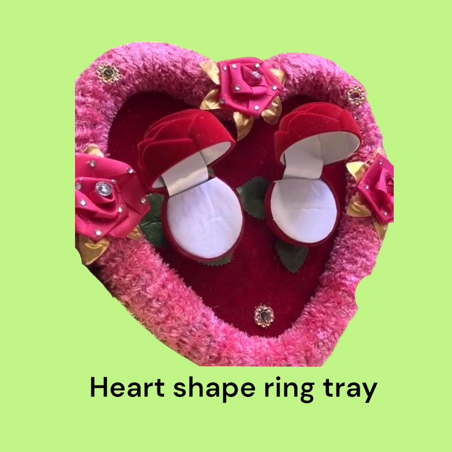 Heart Shape Ring Tray