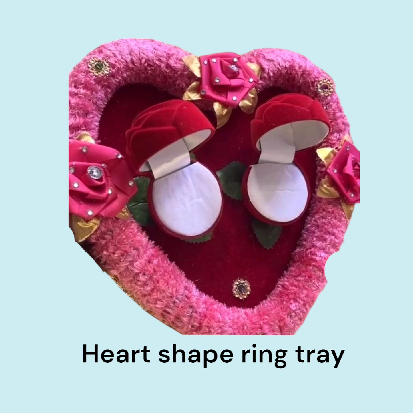 Heart Shape Ring Tray