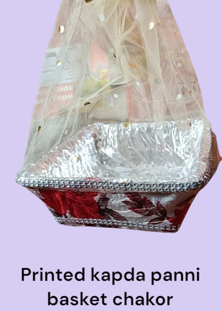 Fancy Panni Tokri Chakor / Rassi Panni Tokri Chakor/ Printed Kapda Panni Tokri Chakor