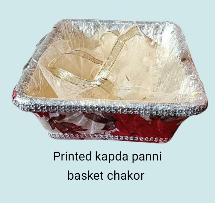 Fancy Panni Tokri Chakor / Rassi Panni Tokri Chakor/ Printed Kapda Panni Tokri Chakor