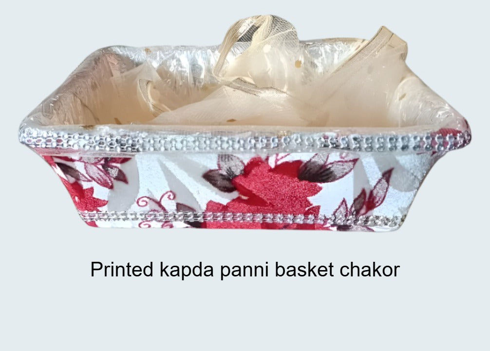 Fancy Panni Tokri Chakor / Rassi Panni Tokri Chakor/ Printed Kapda Panni Tokri Chakor