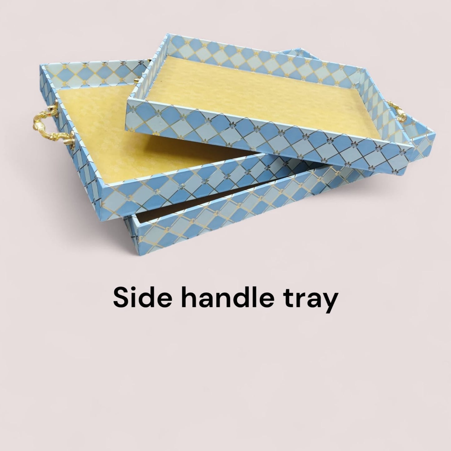 Coloured Premium Side Handle Tray