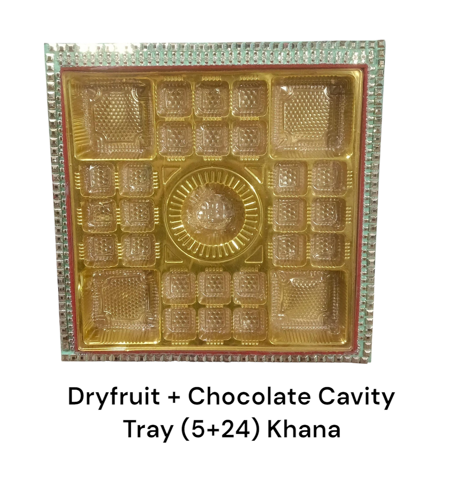 Dryfruit + Chocolate Cavity Tray (5+24) Khana