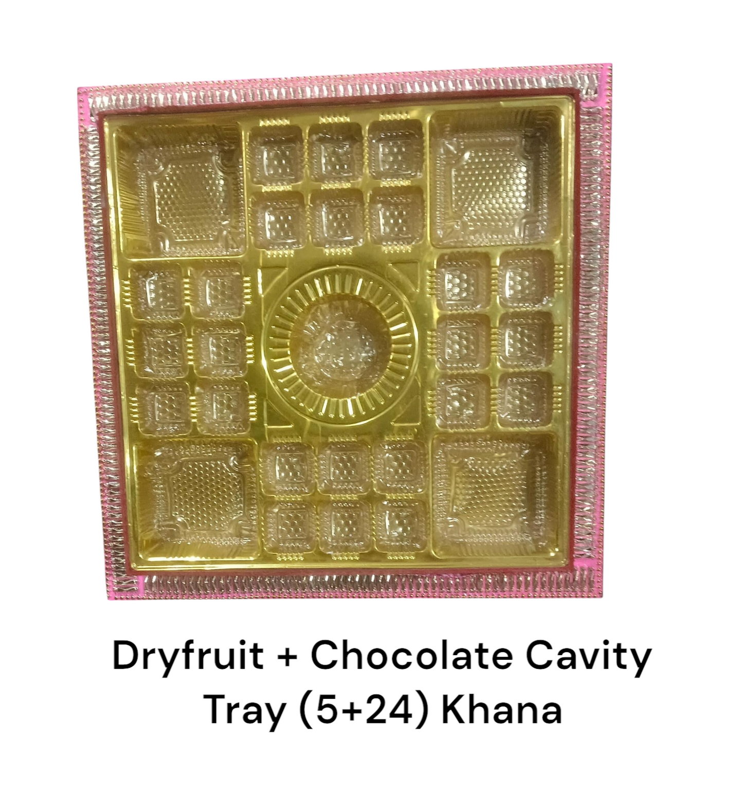 Dryfruit + Chocolate Cavity Tray (5+24) Khana