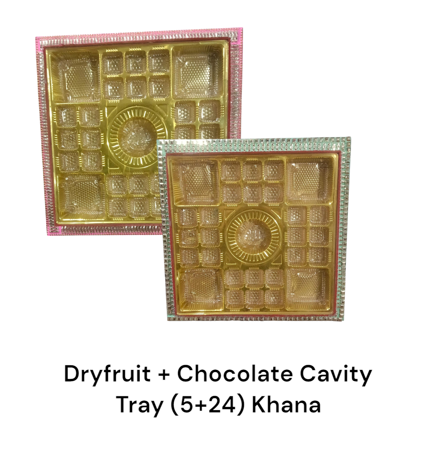 Dryfruit + Chocolate Cavity Tray (5+24) Khana
