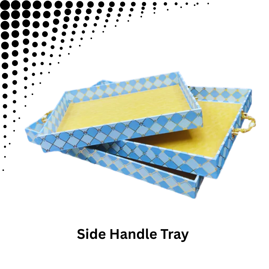Coloured Premium Side Handle Tray