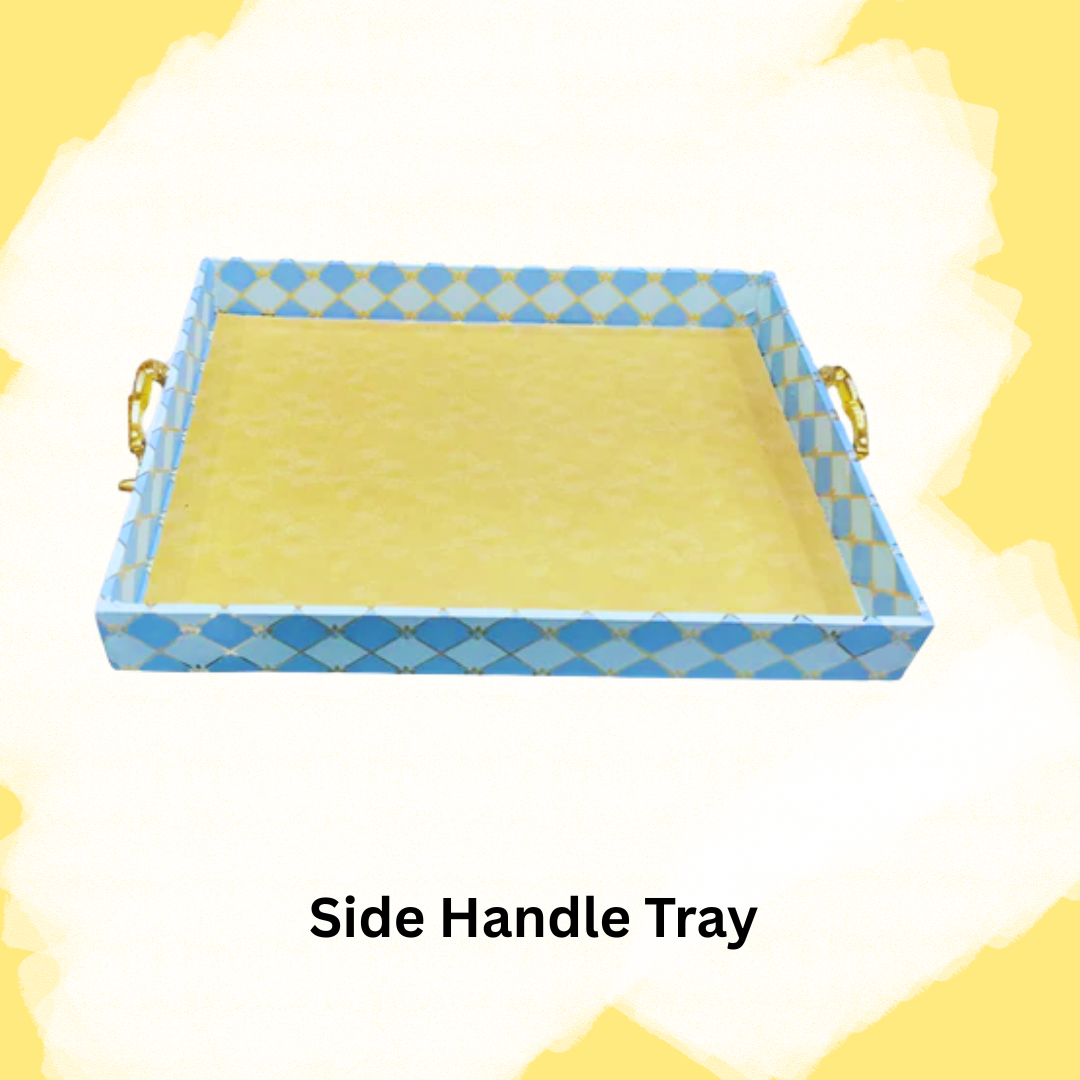 Coloured Premium Side Handle Tray